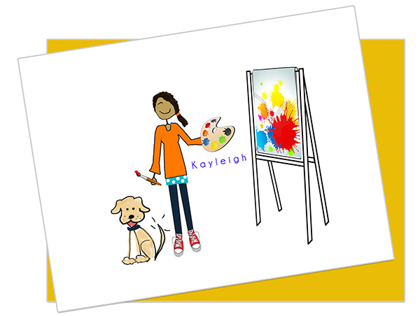 Stick Fun Kids Card