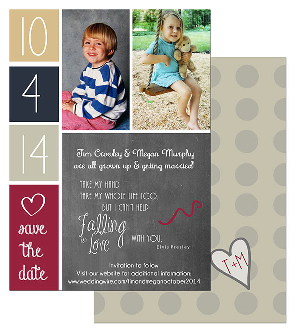 Save the date invitation