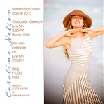 Graduation Announcement - Sideways (Square)