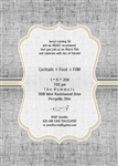 Linen Frame Invitation