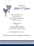 Geometric Hearts (Navy) Bridal Shower Invitation