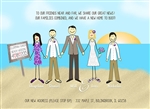 Stick Fun - Custom Drawn Beach Wedding