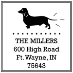 Dachshund Custom Ink Stamp