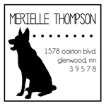 Custom Stamp - German Shepherd