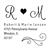 Initials in Love Custom Wedding Stamp