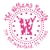 Polka Dots & Monogram Letter Custom Stamp