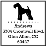 Custom Stamp - Terrier